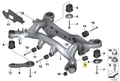 IRP Douille De Dous-châssis Arrière Aluminium BMW E8x, E9x, F87 M2, F80 M3, F82 M4