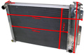 Radiateur Camaro, Firebird BB 67-69