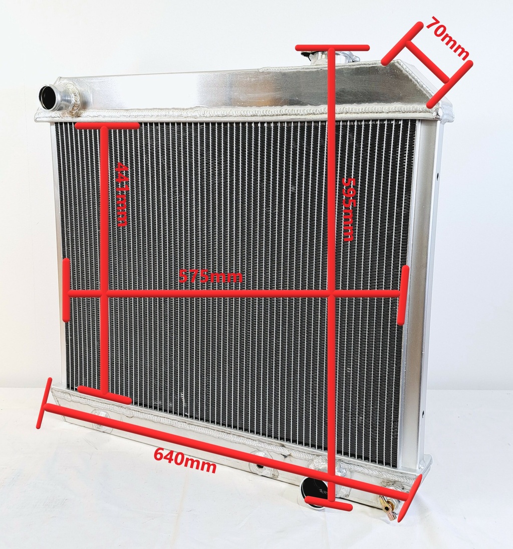 Radiateur Pontiac 61-66, Oldsmobile 65-66, Chevrolet Pickup 63-66