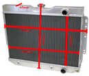 Radiateur Chevrolet Impala, Bel Air, Chevelle 59-64