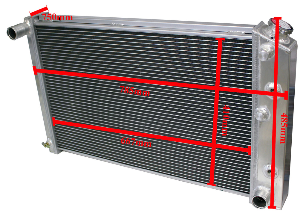 Radiateur Chevrolet Camaro 70-81, Pick up