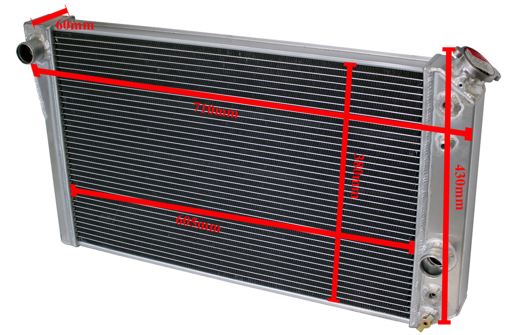 Radiateur Chevrolet Corvette 84-90