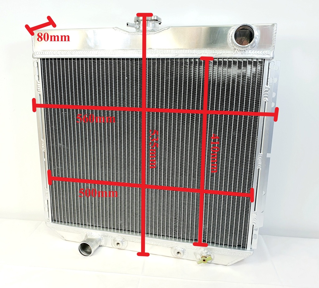 Radiateur Ford Mustang 69-70, Ford Falcon 66-70, Mercury Comet 66-73