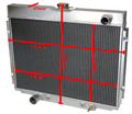 Radiateur Ford Mustang 67-70, Ford Galaxie 64-67, Mercury Cougar 67-70