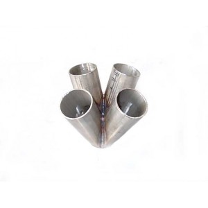 Fusion Collecteur 4cyle en acier inoxydable 321L