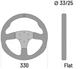 Sparco R330 Volant en cuir