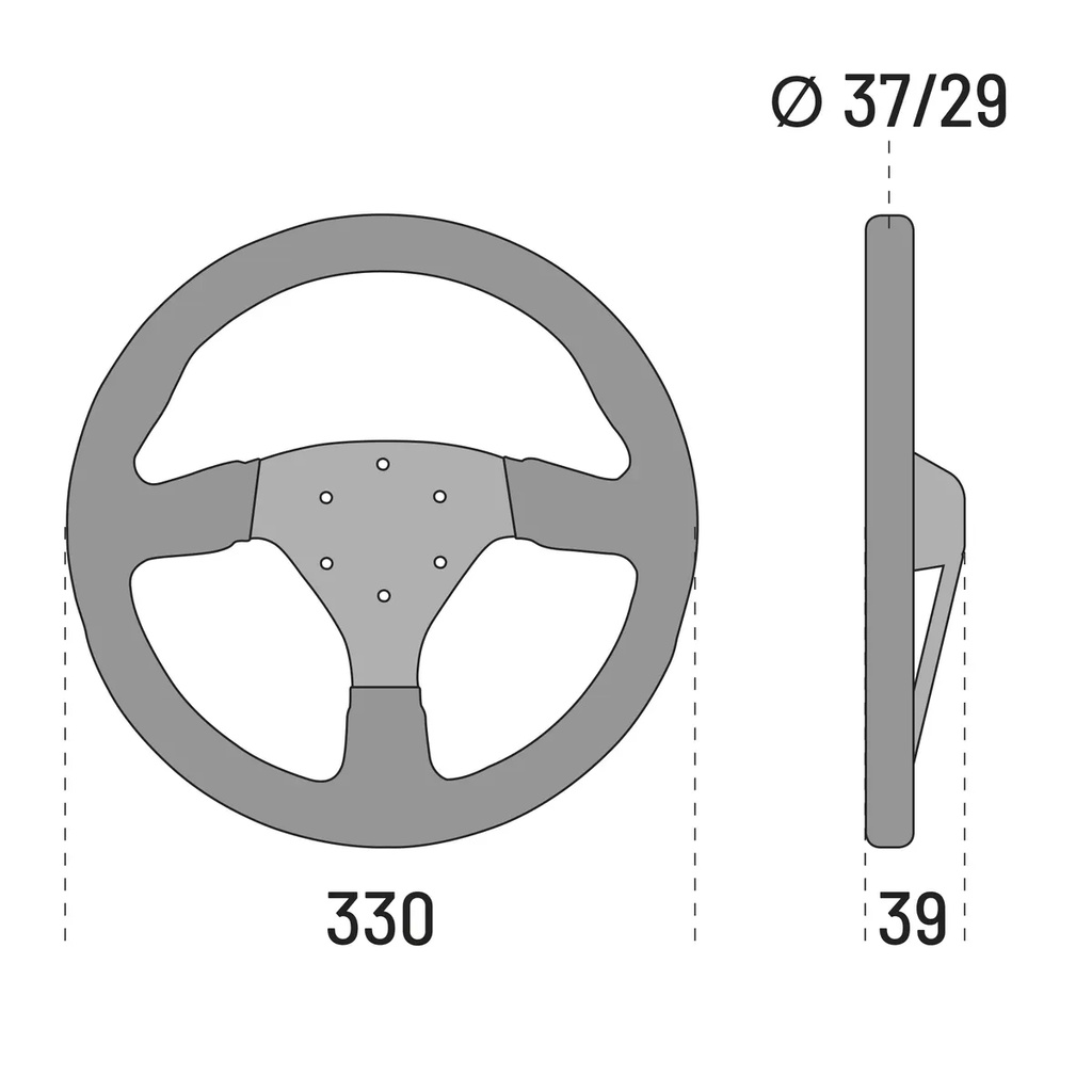 Sparco 383 Volant Champion Noir