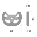 Sparco F-10 C Volant en daim