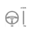 Sparco R330 Volant en daim