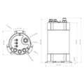 NUKE Carburantl Catch tank 3.0L - Deatschwerks DW400