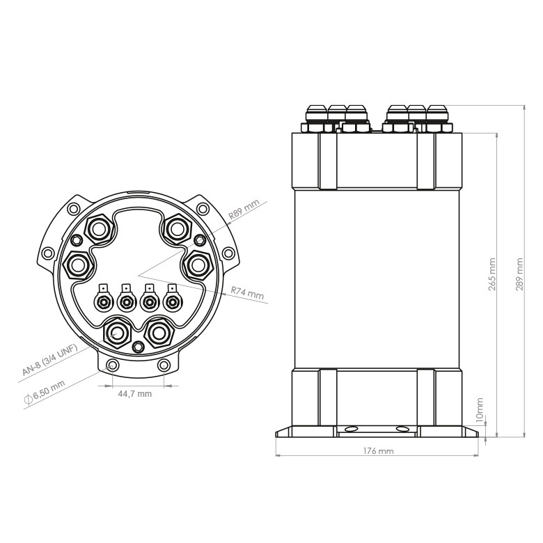 NUKE Carburantl Catch tank 3.0L- 3 Pompes internes