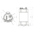 NUKE Carburantl Catch tank 3.0L - Walbro GST 450 / 520
