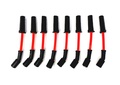 Jeu de câbles d'allumage à angle droit GM LS Rouge