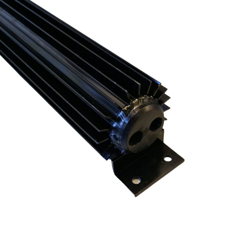 Refroidisseur de carburant Noir 1/4""NPT 36.5cm (2 rangées)