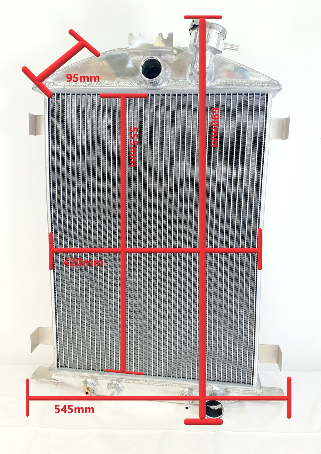 Radiateur A-Ford 30-31 - Chevrolet