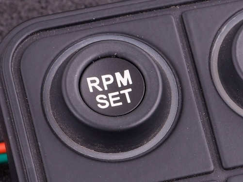 Icône RPM SET, clavier CAN