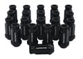 Ecrou de roue Aluminium Noir M12x1,25 (50mm)