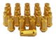 Ecrou de roue Aluminium Or M12x1,25 (39mm)