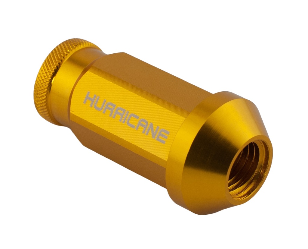 Ecrou de roue Aluminium Or M12x1,25 (50mm)