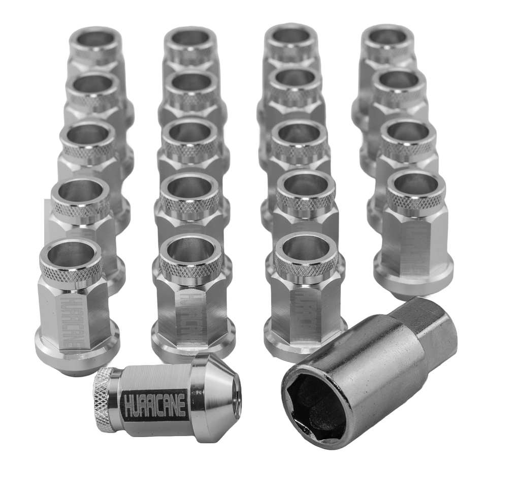 Ecrou de roue Aluminium Argenté M12x1,25 (39mm)