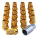 Ecrou de roue Aluminium Or M12x1,5 (39mm)