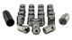 Kit Écrou de Roue Acier Argent M12x1,5 (32mm)
