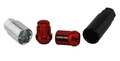 Kit Écrous de Roue Acier Rouge M12x1,5 (32mm)
