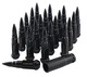 Ecrou de roue Aluminium Noir M12x1,25