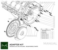 Adaptateur convertisseur de couple PMC ZF 8HP70 Jaguar Diesel - GM Chevrolet V8 LS