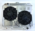 Refroidisseur d'eau Dodge 4 rangées avec ventilateur Dodge, Plymouth 68-74