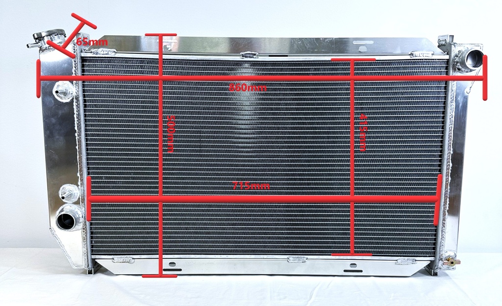 Refroidisseur d'eau CC390 Ford 72-79