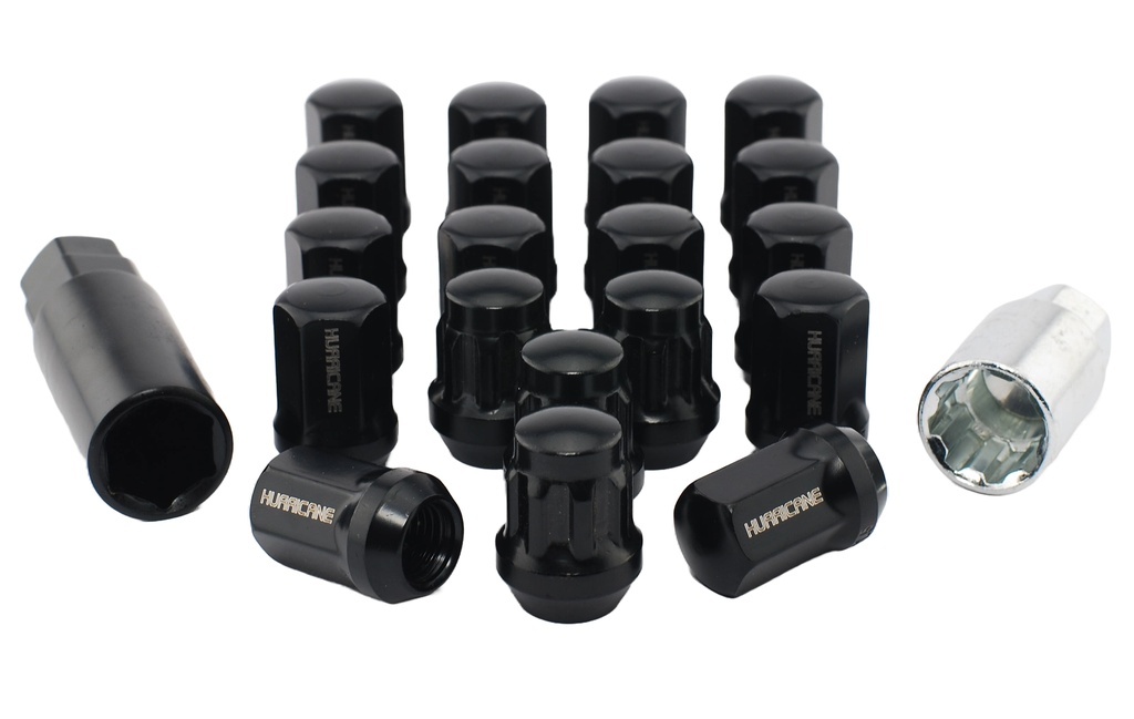 Ecrou de roue Noir M12x1,25 (32mm)