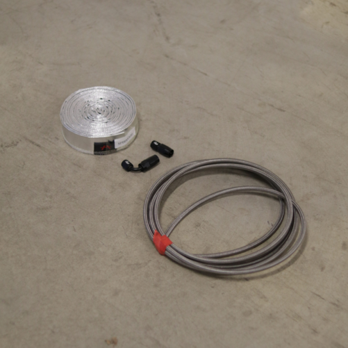 Huile en Kit Turbo 1 x Droit + 1 x 90 Degrés AN4 + Bouclier Thermique Alu