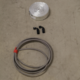 Huile en Kit Turbo 2 x 90 Degrés AN4 + Bouclier Thermique Alu