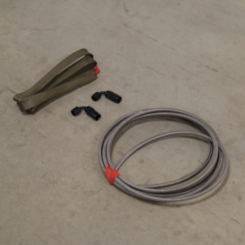 Huile en Kit Turbo 2 x 90 Degrés AN4 + Chaussette de protection thermique