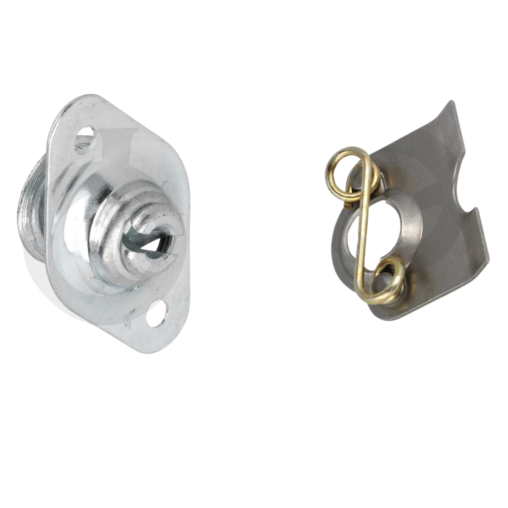 Kit QSP DZUS avec support à vis + plaque à souder