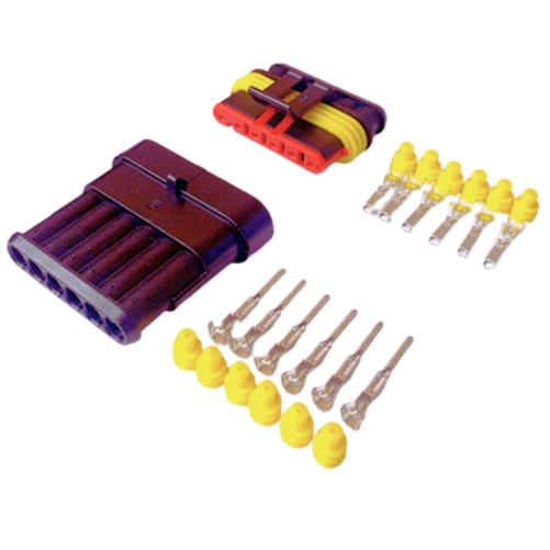 Connecteur 6-pin Supersal Homme + Femme