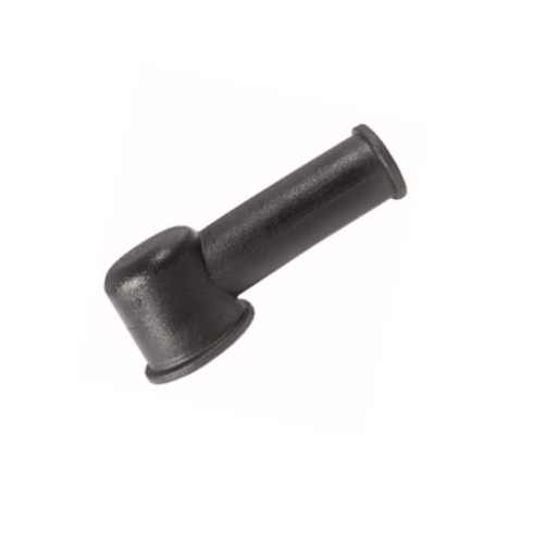 Caches cosses caoutchouc Noir 25x10mm
