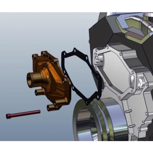 Adaptateur de suppression de pompe à eau GM Holden 253-308