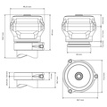 Nuke BOV50c Souffler la vanne 50mm