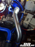 Kit tuyaux de raccordement central Volvo 7/940 Turbo, durites noires, corps de papillon standard