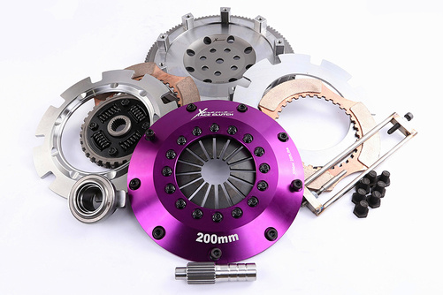 MITSUBISHI LANCER EVO IV (CN9A) - 200mm Ressort Céramique Disque double Kit d'embrayage Y compris volant d'inertie 1200Nm
