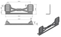 Sports seats mounts Volvo 240