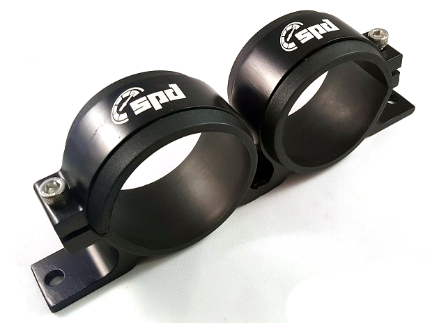 SPD Double pompe à carburant Montage 60mm Noir