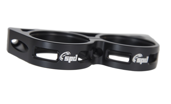 Billette SPD double support 60mm noir