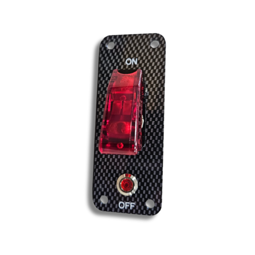 Panneau interrupteur ON/OFF + Led rouge
