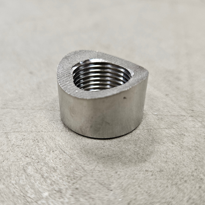 Écrou lambda courbé M18x1,5 Acier inoxydable