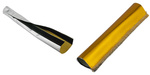 Gaine de protection thermique tressée en aluminium / or