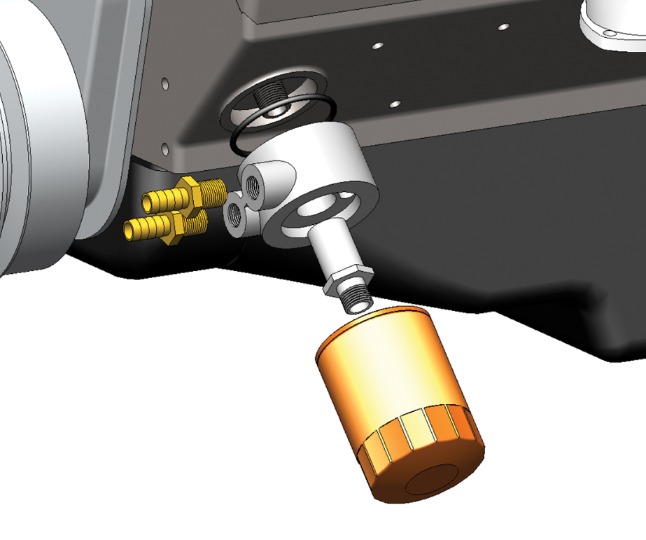Adaptateur de sandwich Chevy 13/16-16