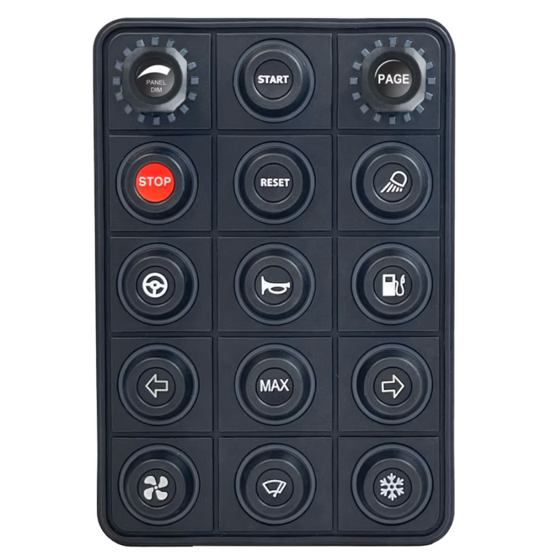 Clavier Link CAN 15 Boutons + 2 Rotatifs
